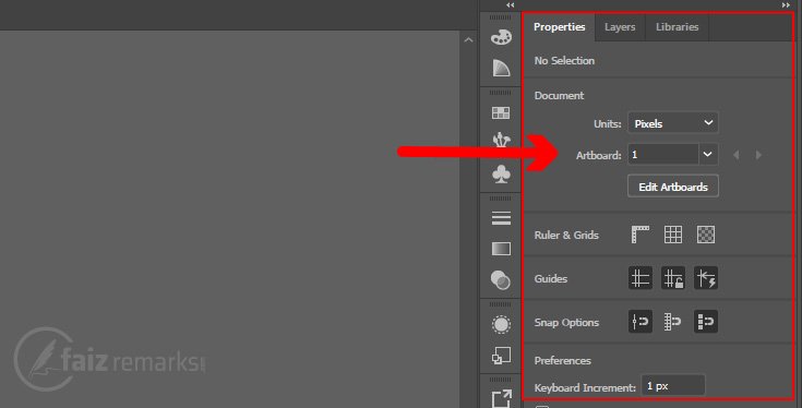 adobe illustrator interface-Properties & Layer Panel